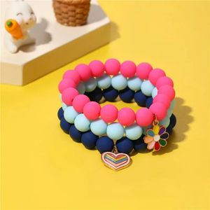 Armbanden Europa en Amerika Mode Zoete Populaire Snoep Kleur Kralen Eenhoorn Kinderen Kleine Meisjes Kerstcadeau Armband