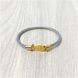 Bracelets Bracelet Fashion Boupe en acier inoxydable Corde magnétique boucle en fer à cheval Ushapé la tête micro-bracelets incrustés accessoires avec