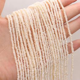 Bracelets Fine Fine Perles de forme plate en eau douce 100% Natural pour les bijoux Boucles de boucles d'oreilles de bracelet de fabrication de bijoux Taille 22,5 mm