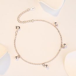 Armbanden voor vrouwen Eenvoudige Koreaanse Vier Little Lucky Beads Rose Gold Silver Color Verjaardag Gift Mode-sieraden