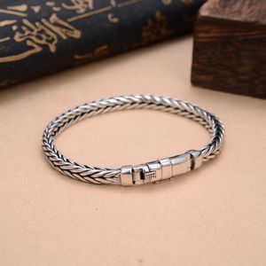 Armbanden HX Retro Mode Handgeweven Bolt Kiel Armband Trendy Man Eenvoudige Persoonlijkheid Paar Veelzijdig Cool Uitverkoop en gratis verzending van artikelen