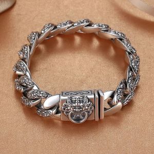 Armbanden HX Zilver Kleur Nieuwe Chinese Mode heren Bixie Armband Dominante Retro Gepersonaliseerde Modeketen Sieraden