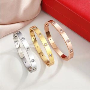 Bracelets lettre bracelet bracelet vis titane acier manchette vis bracelets pour femmes designers de luxe tournevis bracelets de créateurs hommes Ouli