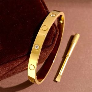 ontwerpers sieraden armbanden brief bangle schroef titanium stalen manchet schroeven armbanden voor vrouwen luxe ontwerpers schroevendraaier designer armbanden heren