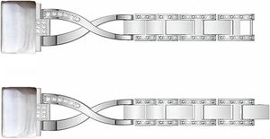 Bracelets Bracelet en métal pour Garmin Fenix 7s 6s Pro 5s plus 20mm Bracelet de montre pour femme Bracelet à ajustement rapide Bracelet de bijoux en acier inoxydable