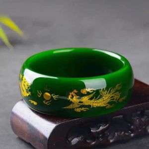 Bracelets Bracelet Natural Jade Bracelet Handcarved Fine Lady Jewelry Fashion ACCESSOIRES POUR FEMMES CONDIR JADEITE CAMP JADEITE