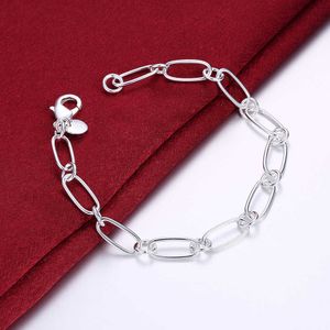 Armbanden Nieuwe Zilveren Populaire Ketting Voor Vrouw Dame Mannen Klassieke Bruiloft Kerst Gift Mode-sieraden