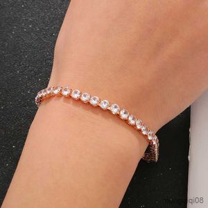 Bracelets Argent Couleur Tennis Bracelet Bracelet Pour Femmes Mode Classique Bijoux De Mariage Cadeau R230614