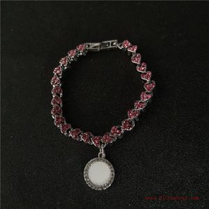 Bracelets sublimation Nouveaux bracelets bijoux avec de petits charmes consommables vierges 20 pièces / lot