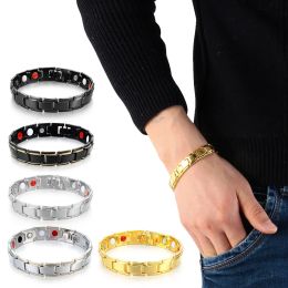Bracelets Trendy Élégant Men de résistance Bracelet Bracelet Sorme Réglable Sleeur Better Energy Bio Magnetic Bracelets Bangles pour Gift masculin