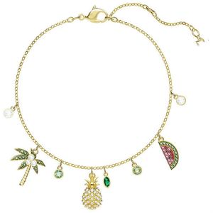 Pulseras Tropic Sandía Palma Piña Árbol De Coco Pulsera De Moda Para Frutas Decorar A Mano Nuevas Mujeres