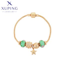 Bracelets xuping bijoux Nouvelle arrivée Star Lucky Pendant Bracelets Trendy Charm Hand Bracelet For Women Love Birthday Gift X000710029