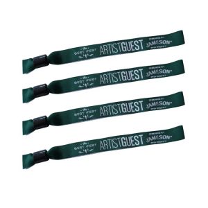 Armbanden YERLLSOM 100 STKS 15*350mm warmteoverdracht print stof doek polsbandjes met print patroon of logo voor evenementen FW19061605