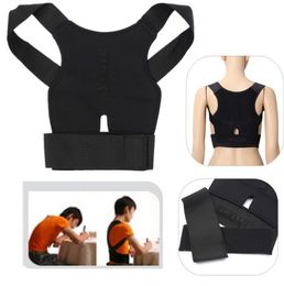 Bretelle Supporta Correttore posturale posteriore regolabile Supporto per cintura Correttore per il corpo Cintura per spalla lombare per uomo donna