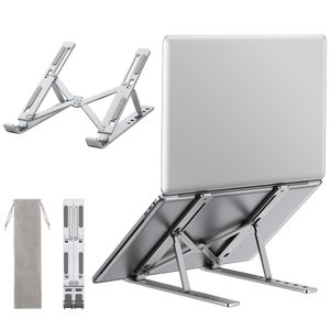 Support en aluminium pour ordinateur Portable, Support de Base Portable pour Macbook, accessoires réglables pour ordinateur PC