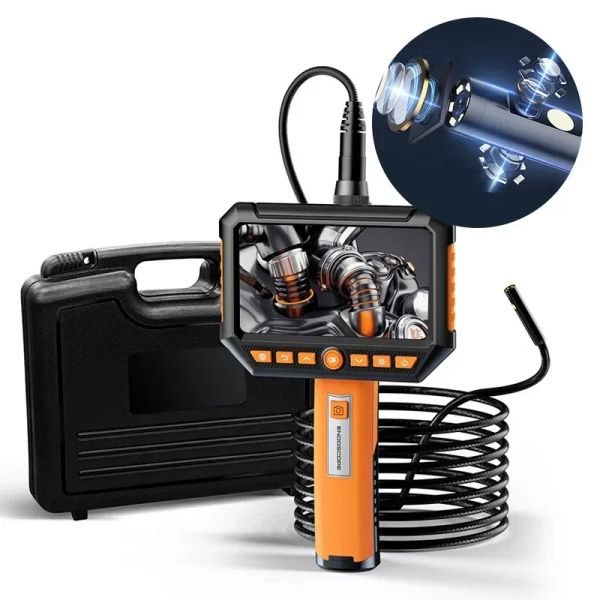 Bracets 1080p 8 mm Triple Dual Dens Handheld Endoscope Camera avec 5 