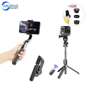 Beugels 3 In 1 handheld gimbal stabilisator mobiele telefoon selfie stick houder verstelbare selfie -standaard voor iPhone/Android GORPRO camera L08
