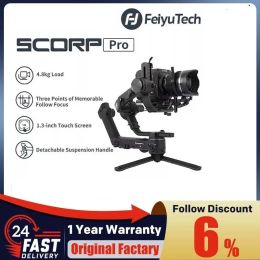 Beugels FeiyuTech Scorp Pro 3axis Gimbal Handheld Stabilizer voor DSLR Mirrorless Camera Sony A7C Canon Lumix Nikon Fuji