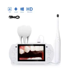 Brassets Handheld Dental Inspection Inspection Endoscope Camera Intraoralteeth Detector avec 4,3 "IPS SIMPLE INTERFACE USB POUR TÉLÉPHONE