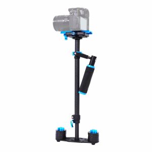 Brassets Yelang S60T professionnel portable en fibre de carbone portable mini stabilisateur de caméra manche camconse de caméscope dslr steadicam