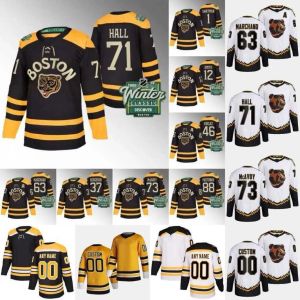 Brad Marchand''Bruins''2023 Hiver Classic Jersey David Pastrnak Patrice Bergeron Charlie Coyle Taylor Hall McAvoy Craig Smith Nick Foligno Jeremy Swayman Boston