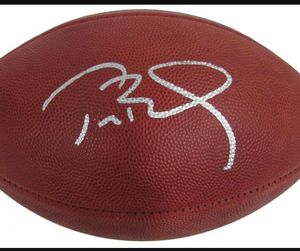 brady Newton Gronkowski Sanders Fields Emmitt KUPP Stafford Aikman Autografiado Firmado firmado firma auto Autógrafo Balón de fútbol coleccionable