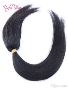 Tresse en faisceaux sans couture ombre tissage de cheveux humains avec fermeture cheveux vierges brésiliens trame faisceaux de cheveux humains 3 pièces une tête dropshippi1481702