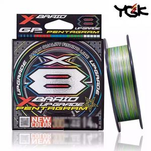 Braid Line 100% Origin Japan YGK X-BRAIDED Upgrade Fishing Line X8 PE Line Multifilament Fishing Line Japan Multicolored Line100M150M200M 230718