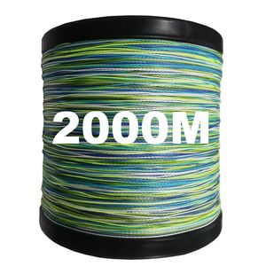 Gevlochten Lijn 2000M 500M Zoutwater 8 Draden 4 Draden PE Vislijn Gevlochten 18-88LB Gladde Multifilament Super duurzame Vislijn Pesca 230807