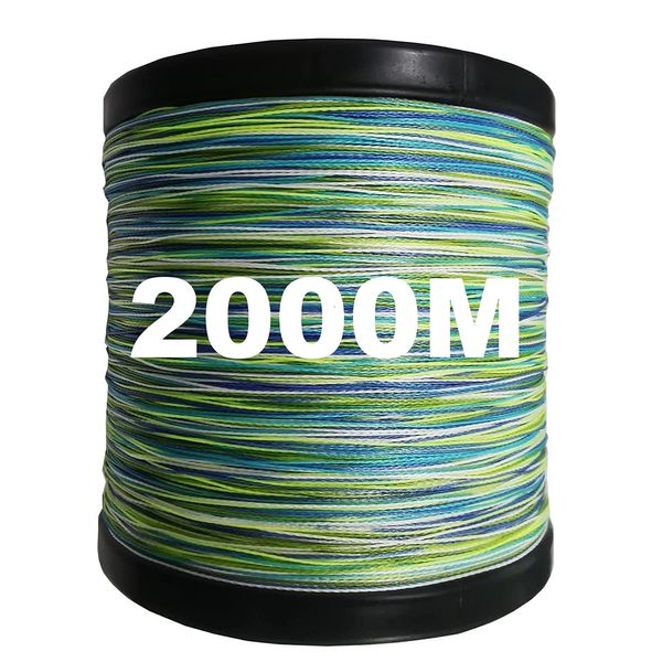 Ligne de tresse 2000M 500M eau salée 8 fils 4 PE pêche tressée 1888LB multifilament lisse Super Durable Pesca 230606