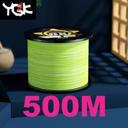 Ligne tressée 2023 arrivée 500M japon YGK GSOUL X8 mise à niveau 8 ligne Multifilament tressé PE haute résistance pêche principale Pesca 230907