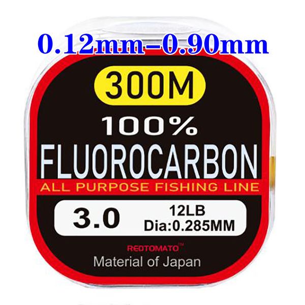 Ligne de tresse 300M100M 100% pêche au fluorocarbone Leader en Fiber de carbone Transparent matériel de grande taille du japon pour la carpe 230606