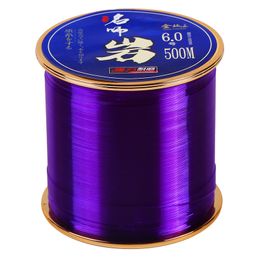 Tresse Ligne 500M Nylon Ligne De Pêche Durable Fluorocarbone Mer Ligne De Pêche Fil En Vrac Bobine Toutes Tailles Fluorocarbone Ligne De Pêche De Pesca 230403