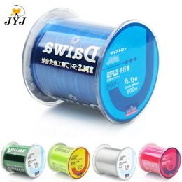 Gevlochten Lijn 500M Nylon Japanse Duurzaam Monofilament Rock SeaFreshwater Vissen Diameter 010mm Tot 047mm Tackle 230606