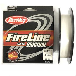 Gevlochten lijn Fireline Crystal wit300YD FIRE lijn Fused FishingLine Beading Bead Mono Nylon Pesca 6LB/8LB/10LB/12LB/15LB/20LB/30LB/40LB/60LB 230614