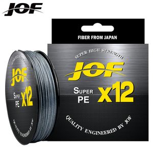 Braid Line JOF 912 Strands 500M 300M 100M PE Braided Fishing Line tresse peche Saltwater Fishing Weave Multifilament 912 Threads 230807