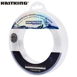 Ligne tressée KastKing DuraBlend Fil monofilament blanc Fil de pêche en nylon super résistant 20LB 200LB avec faible étirement et mémoire 110M 120Yds 230909