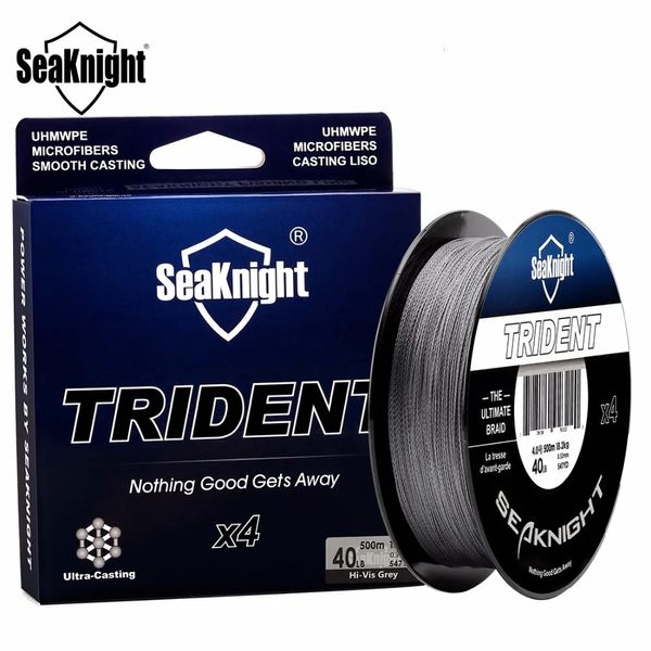 Ligne de tresse vente SeaKnight marque série 500 M ligne tressée 4 brins PE pour la pêche en eau salée ligne de pêche Multifilament 231012