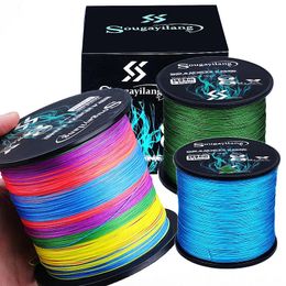 Braid Line Sougayilang 8 brins tressé PE ligne de pêche 300M 500M 1000M ligne de pêche forte Multifilament ligne de pêche Durable Pesca 230927