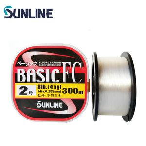 Braid Line Sunline Basic FC 100% Fluorocarbon Line 300225 meter 220lb Fluorocarbon of koolstofvezelleider door de Japanse visserslijn 230505