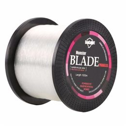 Ligne de tresse Super lame 1000M Nylon pêche Mono 2-35LB Monofilament d'eau douce salée japon matériel poisson 221019