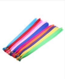 Tressage 22quot 1gramsstrand 50strandspack droit coloré synthétique pré-collé I Tip plume Extensions de cheveux 2505247