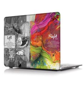 Case de peinture à l'huile de cerveau pour pomme MacBook Air 11 13 Pro Retina 12 13 15 pouces Barre de touche 13 15 Coqueur d'ordinateur portable Shell6142430