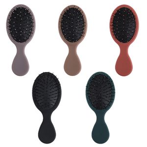 Brainbow 1PC petite brosse à cheveux poils Nylon nouveau Salon démêlant peigne à cheveux pour enfant humide sec poils poignée démêlant peigne