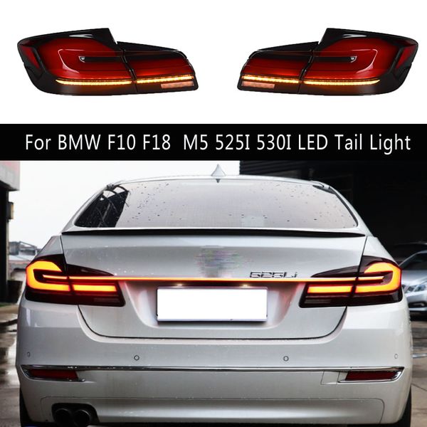 Feu de stationnement arrière LED pour BMW F10 F18 M5 525I 530I, feu arrière dynamique, clignotant, accessoires de voiture, 10-16