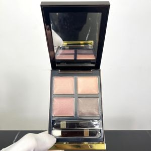 merk 4 kleuren waterdicht palet shimmer oogschaduw natuurlijke matte oogschaduw gratis verzending