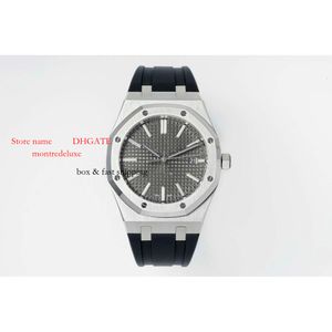 Merk AAAAA FORSINING TOP APS 15400 Glas Superclone Roestvrij voor man 41 mm Mechanische heren Polshorloges Horloges Men Men Zwitsers 9,8 mm Sining 70