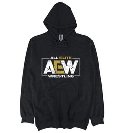 Merk Alle Elite Worstelen Aew Hoodie Mannen Zwart Katoen Rits Mannelijke Sweatshirt Sbz62416199800