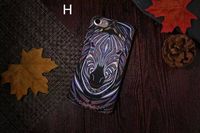 Coque de téléphone rigide à motif animal pour iPhone - Coque phosphorescente Forest King par marque - Compatible avec se/5s/6/6s Plus