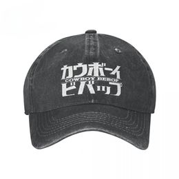 Merk Anime Cowboy Bebop Cap Katoen Baseball Mannen Vrouwen Hiphop Vader Hoed Trucker 240311